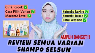 Review Shampoo Selsun ampuh untuk hilangkan ketombe basah ketombe kering dan gatal semua varian [upl. by Ahsias]