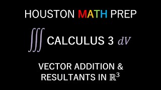 Vector Addition and Resultants in 3 dimensions [upl. by Eilzel]