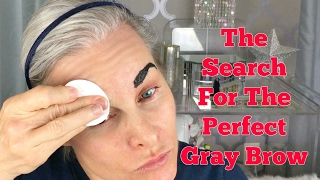 The Quest For The Perfect Gray Brow Tint [upl. by Ingles]