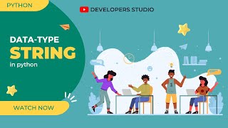 String In Python  Python Programming Tutorial  DEVELOPERS STUDIO V004 [upl. by Alletsirhc]