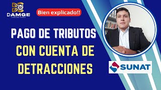 Pago de Tributos con Cuenta de Detracciones 2024  Clave SOL SUNAT [upl. by Savitt]