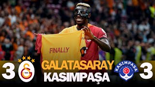 GALATASARAY SKORU KORUYAMADI  Galatasaray 33 Kasımpaşa Maç Sonu  Okan Buruk Osimhen [upl. by Yevreh]