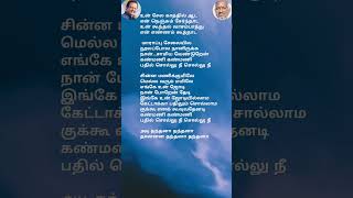 சின்ன மணிக்குயிலே song lyrics spb ilayaraja vijayakanthmovies 80s90shit  உன் சேலை காத்திலாட [upl. by Llennoj]