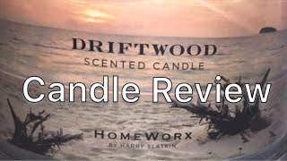 Homeworx Candle Review  Driftwood [upl. by Duke]