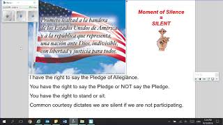 The U S Pledge in Spanish [upl. by Ely]