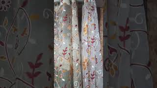 crewel organzaa curtains [upl. by Gifford]