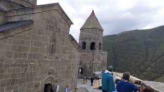 Gergeti Trinity Church Kazbegi Georgia [upl. by Laehcar]