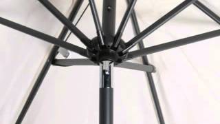 3m Tilt and Crank Round Parasol [upl. by Namrehs]