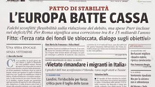 Prime pagine dei giornali di oggi 27 aprile 2023 Rassegna stampa Quotidiani nazionali italiani [upl. by Asilat]