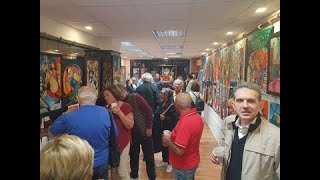 video della mostra di pittura di Raimondo Basciu alla Ruota della Fortuna 2024 [upl. by Centonze944]