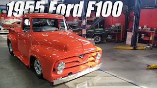 FRAME OFF BUILD 1955 Ford F100 For Sale Vanguard Motor Sales [upl. by Lehacim]