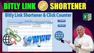 Automatically Shorten Bitly Links amp Get Click Count In Excel [upl. by Ahsek]