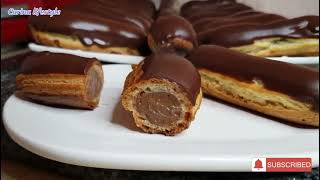 Recette facile des éclairs au chocolat pâteàchoux [upl. by Yllib304]