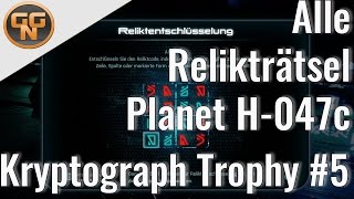 Mass Effect Andromeda Guide Kryptograph 5  Planet H047c  Alle Relikt Rätsel [upl. by Merna]