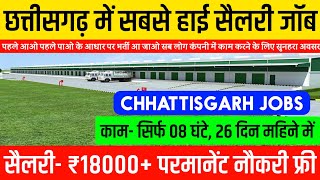 Jobs in chhattisgarh  Job in chhattisgarh  Private job in chhattisgarh  Raipur job vacancy 2023 [upl. by Pascia]