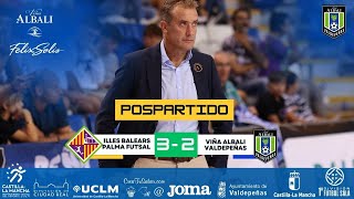 POSPARTIDO Declaraciones del técnico David Ramos tras el partido ante Illes Balears Palma Futsal [upl. by Effie968]