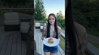 Taco Burger cooking sandwich easyrecipe [upl. by Garmaise]