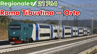 REGIONALE 21764 ROMA TIBURTINA  ORTE Parte 1  ST601 [upl. by Curr]