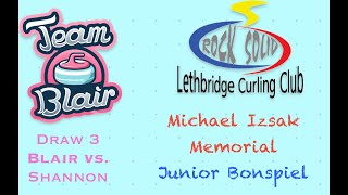 Michael Izsak Bonspiel  Blair vs Shannon [upl. by Renell]