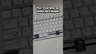 Cuidado ao tirar as teclas do teclado kkkkkkkkk setupgamer pcgamer [upl. by Capriola]