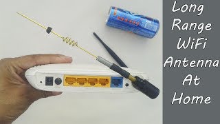 How To Make Powerful Long Range Wifi Antenna At Home  High Gain Wifi Antenna Diy [upl. by Man]