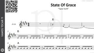 State Of Grace ♪ Taylor Swift  Partitura [upl. by Anerhs864]