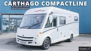 Carthago CCompactline I 143 Motorhome For Sale at Camper UK [upl. by Milford452]