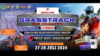 KEJURNAS GRASSTRACK RMS COMMUNITY  SIRKUT BUKIT HARAPAN RMS  2728 JULI 2024 [upl. by Shanna]