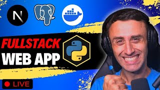 Python Full Stack App Nextjs 14 Flask PostgreSQL Docker [upl. by Ramar301]