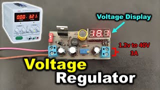 How to Make a simple adjustable voltage regulator [upl. by Korney]