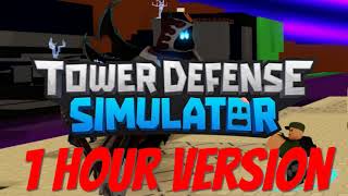 1 Hour TDS Korblox Deathwalker The Great Strategy Theme Unofficial OST Tower Defense Simulator [upl. by Timofei978]