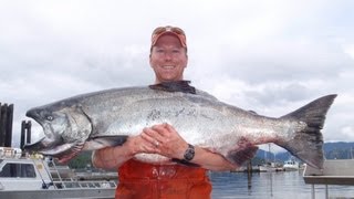 62 Pound Chinook Salmon Caught in BC [upl. by Noivert645]