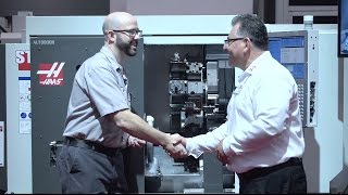 The New Haas ST15SY SubSpindle Lathe from Haas Automation [upl. by Zerk754]