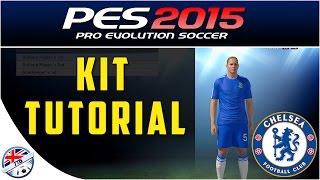 TTB PES 2015  PS4  Chelsea KIT TUTORIAL  Edit Mode [upl. by Adnola]