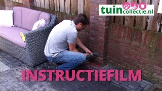 Oprolbaar windscherm instructiefilm  Tuincollectienl [upl. by Tine249]