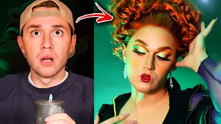 HOCUS POCUS Halloween Transformation  Winifred Sanderson MAKEUP TUTORIAL 🎃 [upl. by Artemisia]