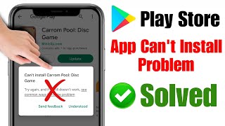 cant install app play store  cant install app problem  play store cant install app 2024 [upl. by Airtina]