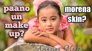 EASY MAKE UP FOR MORENA KIDS EDITION  STEP BY STEP kids makeupforkids morenabeauty7thbirthday [upl. by Mehalick202]