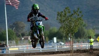 8yr OLD ON KX 65 DIRT BIKE WIDE OPEN 2012 Lake Elsinore Grand Prix GoPro footage [upl. by Liew482]