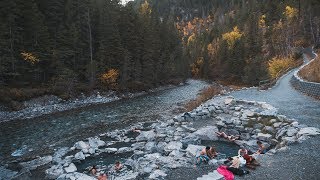 Exploring Lussier Hot Springs in BC [upl. by Nelsen]