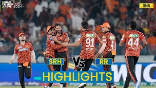 SRH vs RR Highlights Sunrisers Hyderabad Beat Rajasthan Royals By 1 Run  IPL 2024 Highlights [upl. by Cherice]