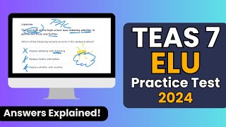 TEAS ELU Practice Test 2024 Updated [upl. by Duck901]