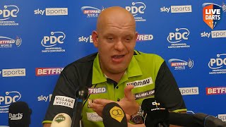 Emotional Michael van Gerwen FIRES BACK after beating Luke Littler quotHe is not unstoppablequot [upl. by Jeramey137]