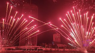 New Year’s Eve 2024 Fireworks Brisbane Australia [upl. by Einahpet]