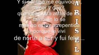 marisela arrepentida con letra [upl. by Esemaj]