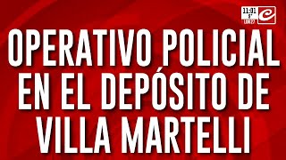 Alimentos sin entregar importante operativo en un depósito de Villa Martelli [upl. by Lotus367]