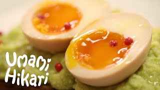 Avo Toast with Cured Eggs Ramen Eggs  Better than poached eggs [upl. by Irtimid]