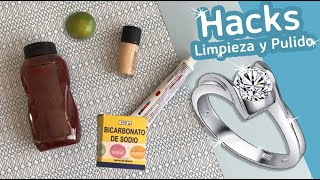 5 Hacks Limpieza de Joyería  Como limpiar Plata y Oro  Chuladas Prácticas [upl. by Dichy]