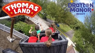 Troublesome Trucks Runaway Roller Coaster On Ride POV  Drayton Manor Resort  Home of Thomas Land [upl. by Blancha706]