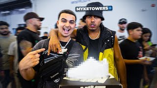 ¡MYKE TOWERS LE LLEGO A SNEAKERCON DALLAS A COMPRAR TENIS [upl. by Beall]